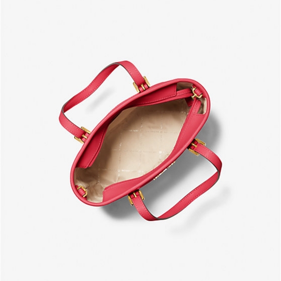 Jet Set Travel Extra-Small Saffiano Leather Top-Zip Tote Bag - Picture 2 of 7